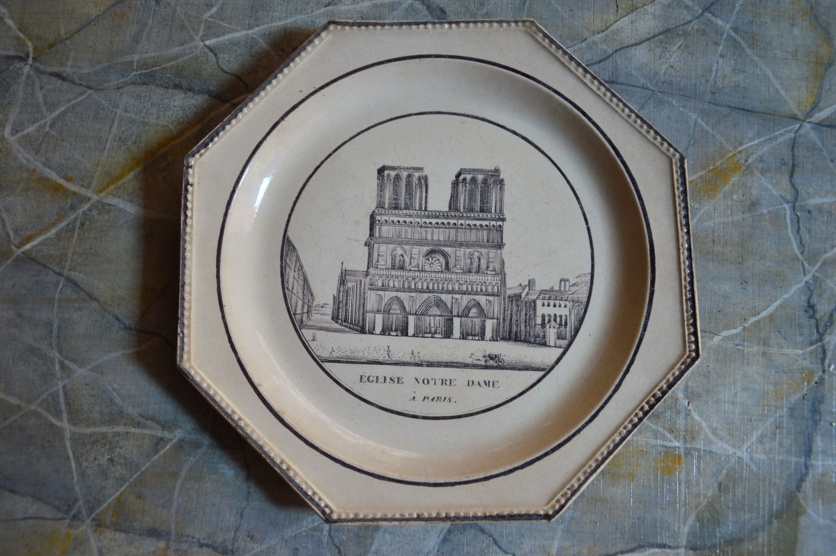 6 Plates With Monuments 1800/1820-photo-4