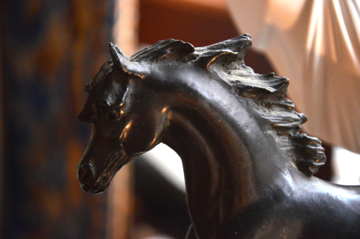 Cheval En Bronze-photo-2