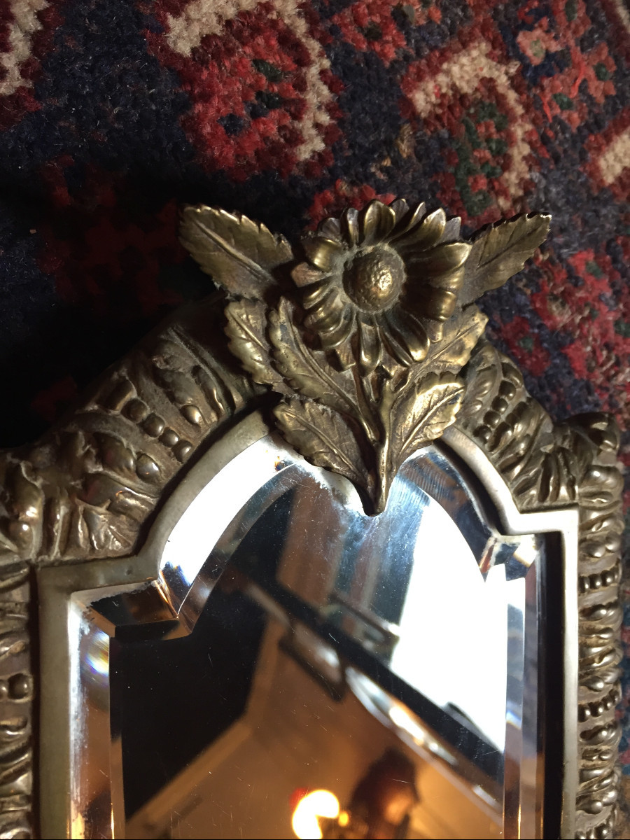 Pair Of Bronze Wall Sconces-photo-2