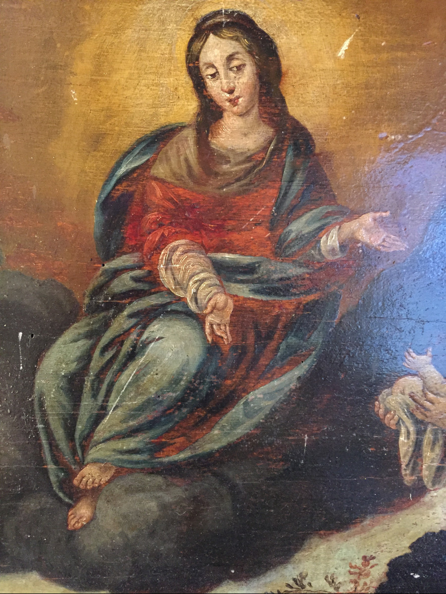 Peinture Religieuse 18 ème-photo-3