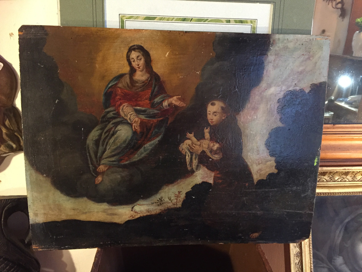 Peinture Religieuse 18 ème-photo-4