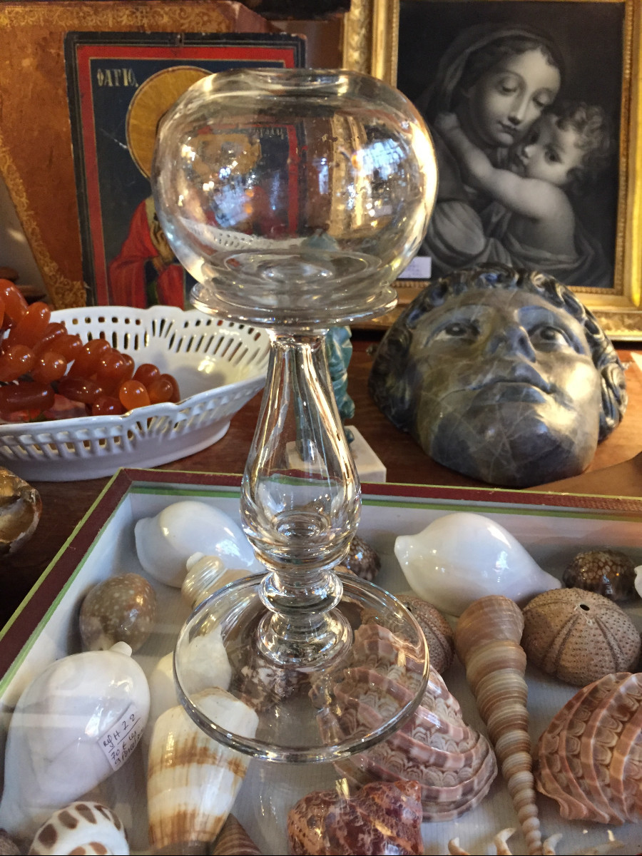 Lampe à huile en verre-photo-2