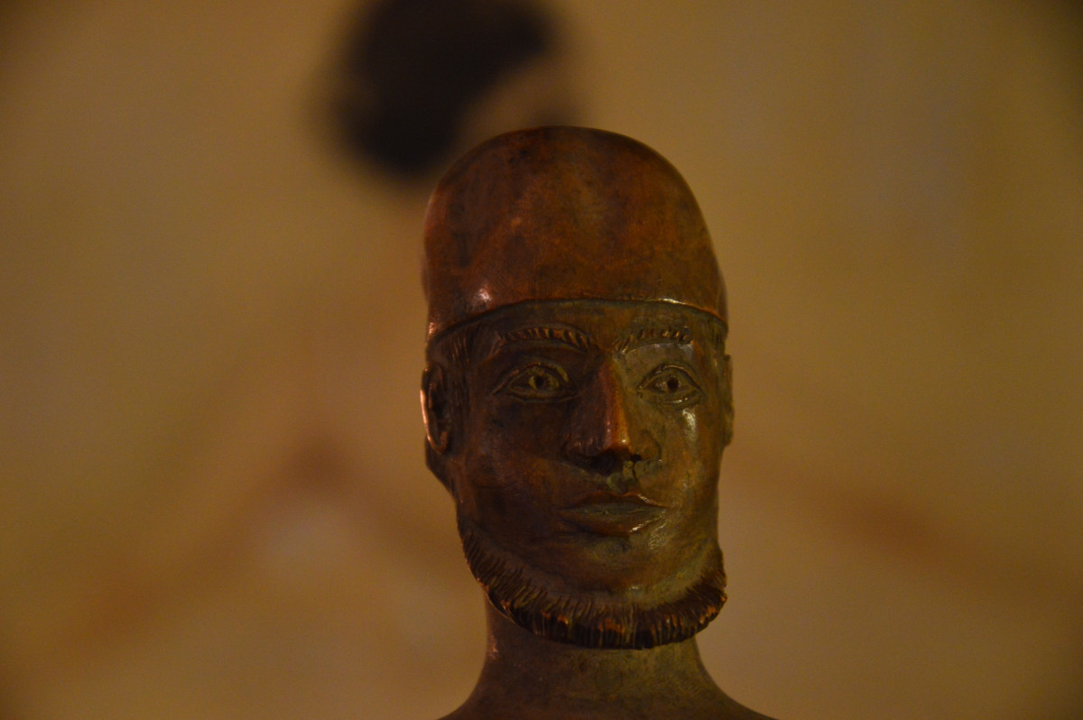 Coupe Papier Bois Sculpté XIX ème-photo-4