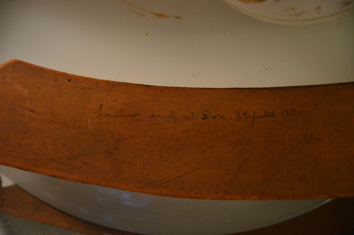 Coupe Papier Bois Sculpté XIX ème-photo-3