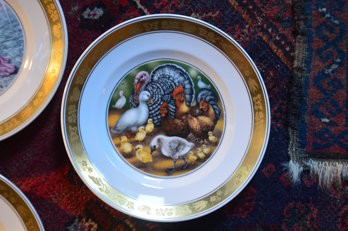 12 Assiettes Porcelaine Contes d'Andersen-photo-3