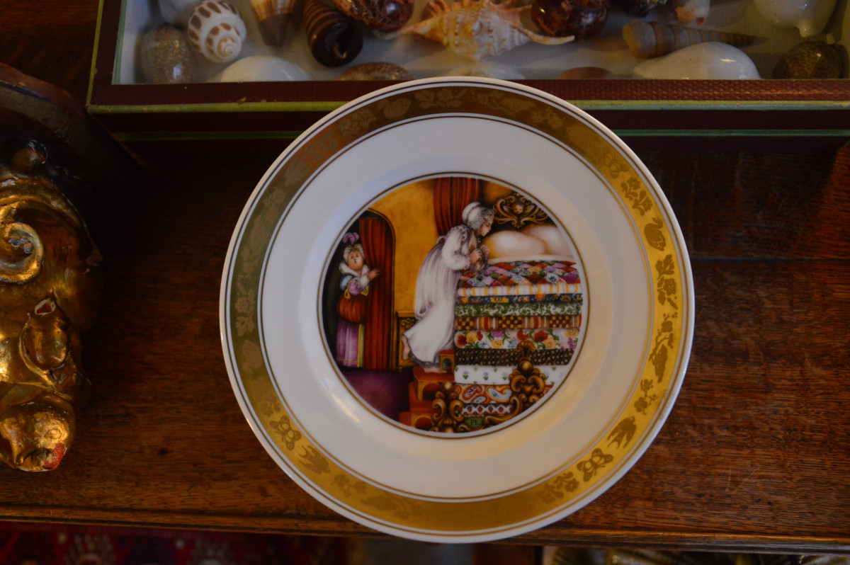 12 Assiettes Porcelaine Contes d'Andersen-photo-2