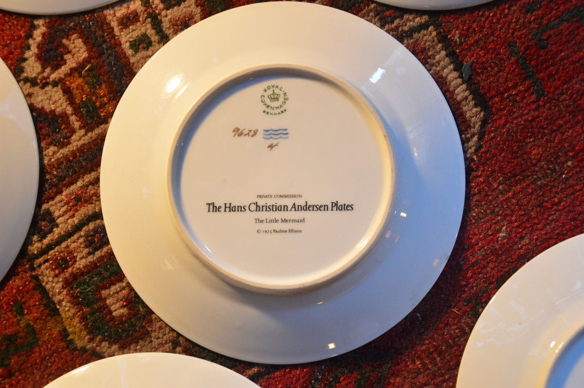 12 Assiettes Porcelaine Contes d'Andersen-photo-4