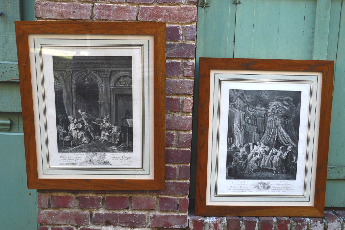 Engravings Of Gallant Scenes