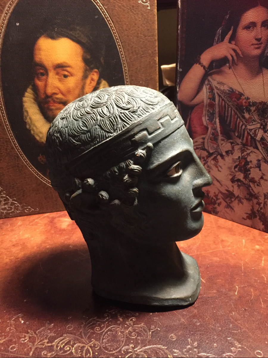 Aurige de Delphes Terre Cuite-photo-4