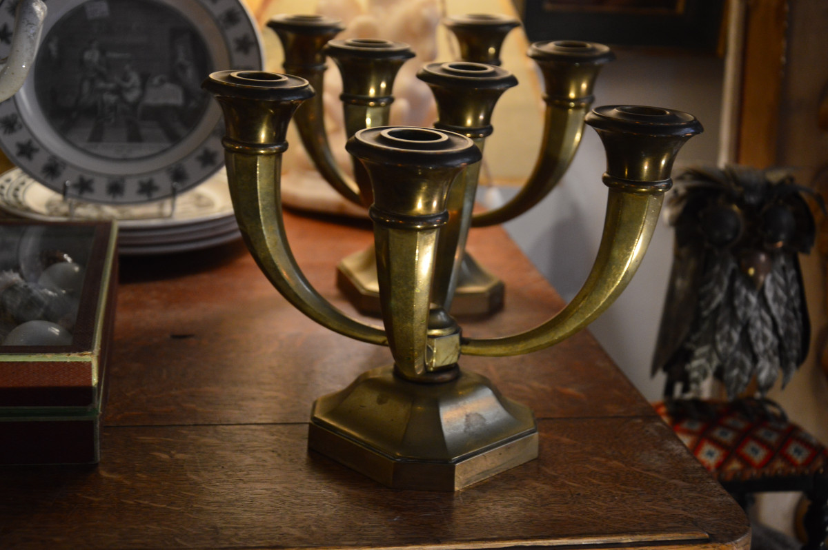 Pair Of Candelabras 1930-photo-4