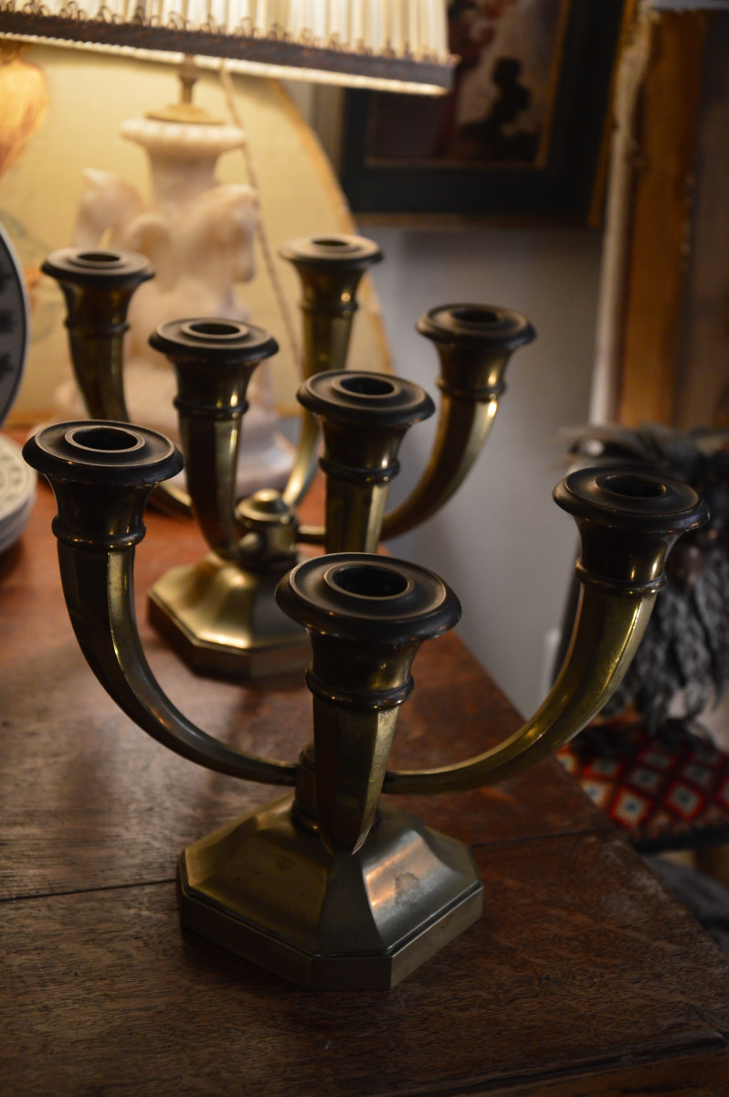 Pair Of Candelabras 1930-photo-5