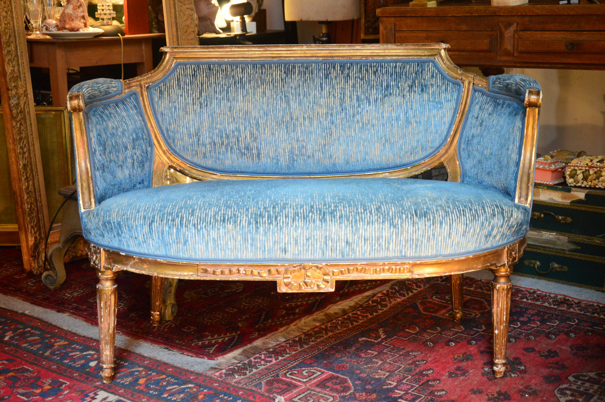 Louis XVI Small Sofa-photo-2