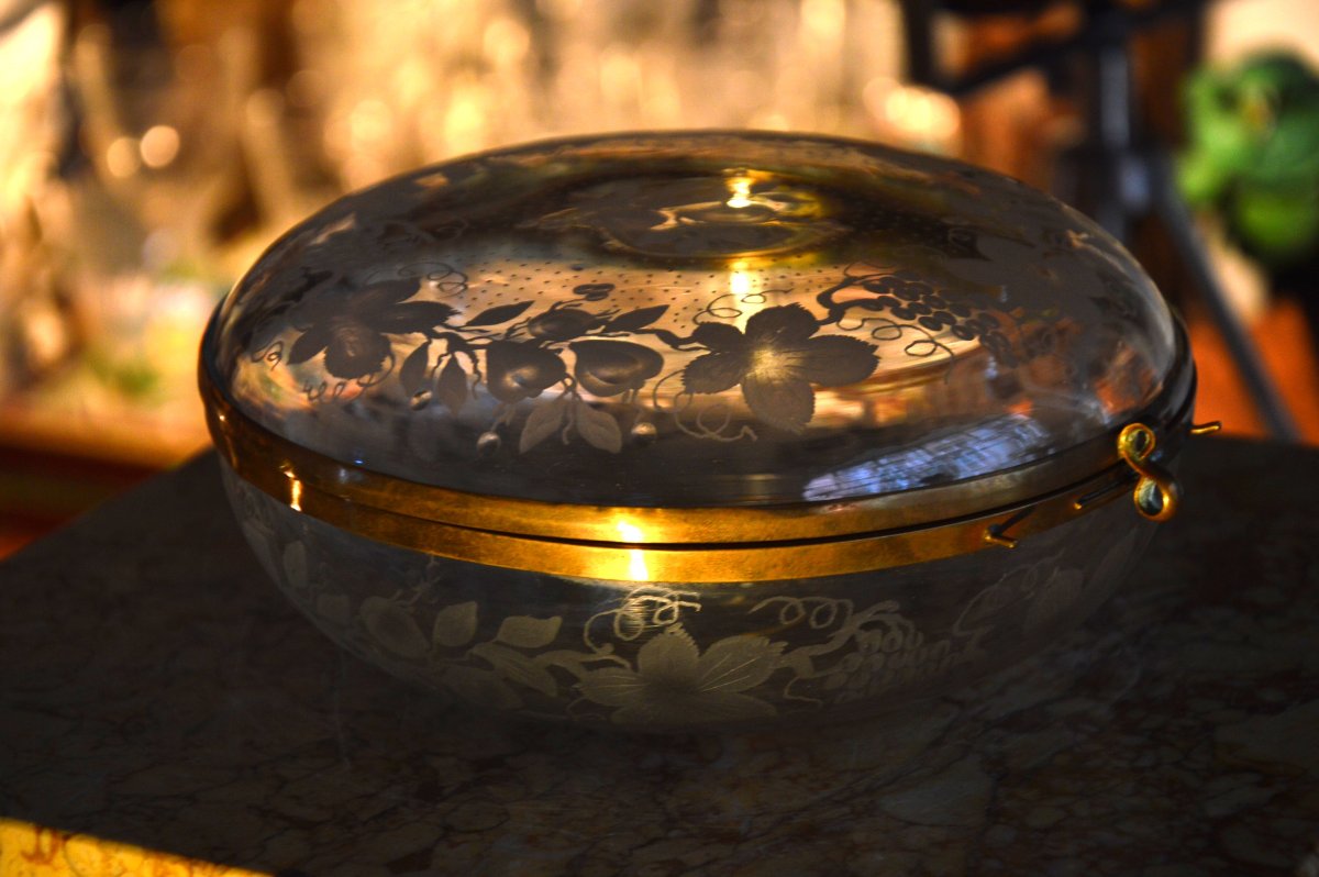 Alphonse Giroux Crystal Candy Dish-photo-4