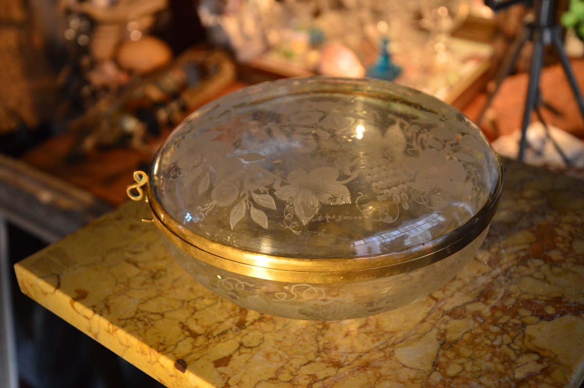 Alphonse Giroux Crystal Candy Dish-photo-3