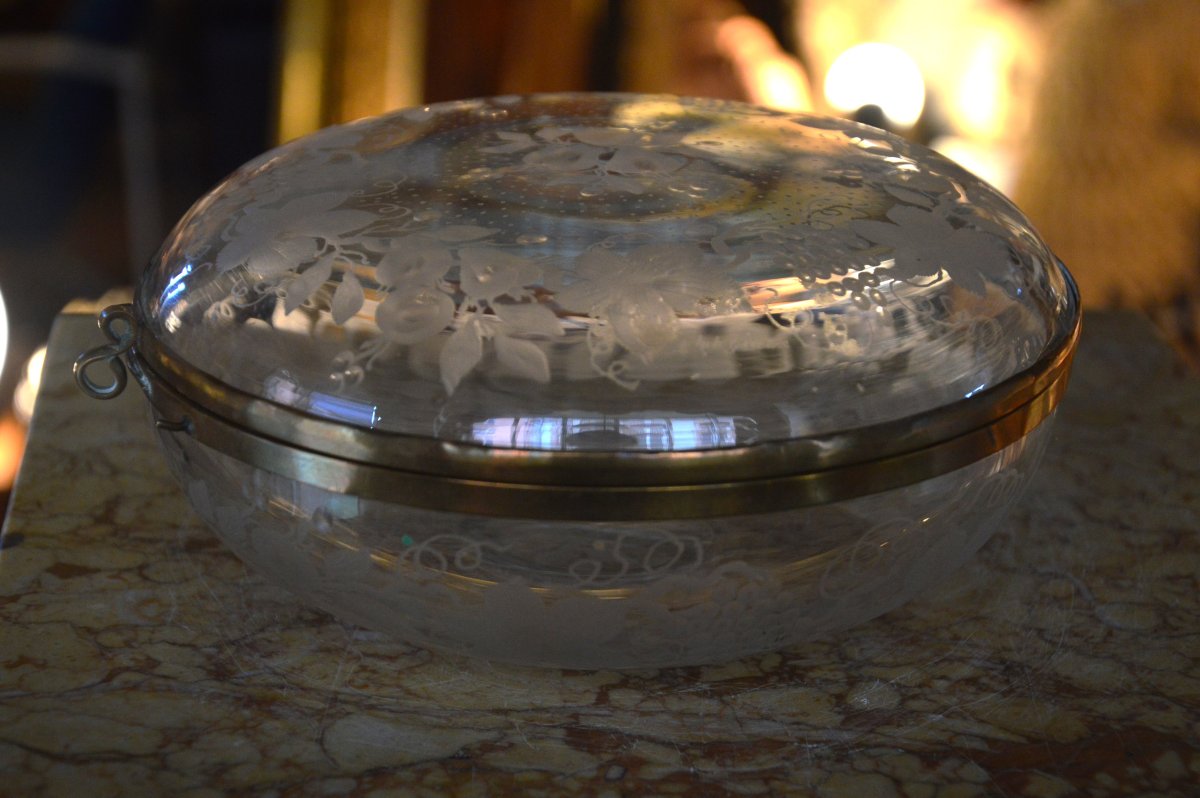 Alphonse Giroux Crystal Candy Dish-photo-8