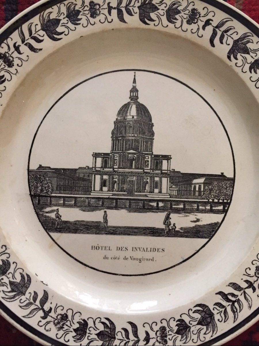 4 Assiettes Aux Monuments De Paris -photo-2