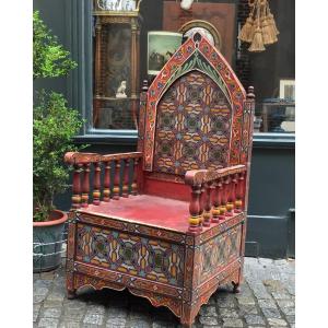 Large Oriental Armchair