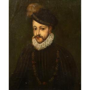 Portrait De Sir Walter Raleigh (1552-1618), XVIe Siècle  École élisabéthaine  