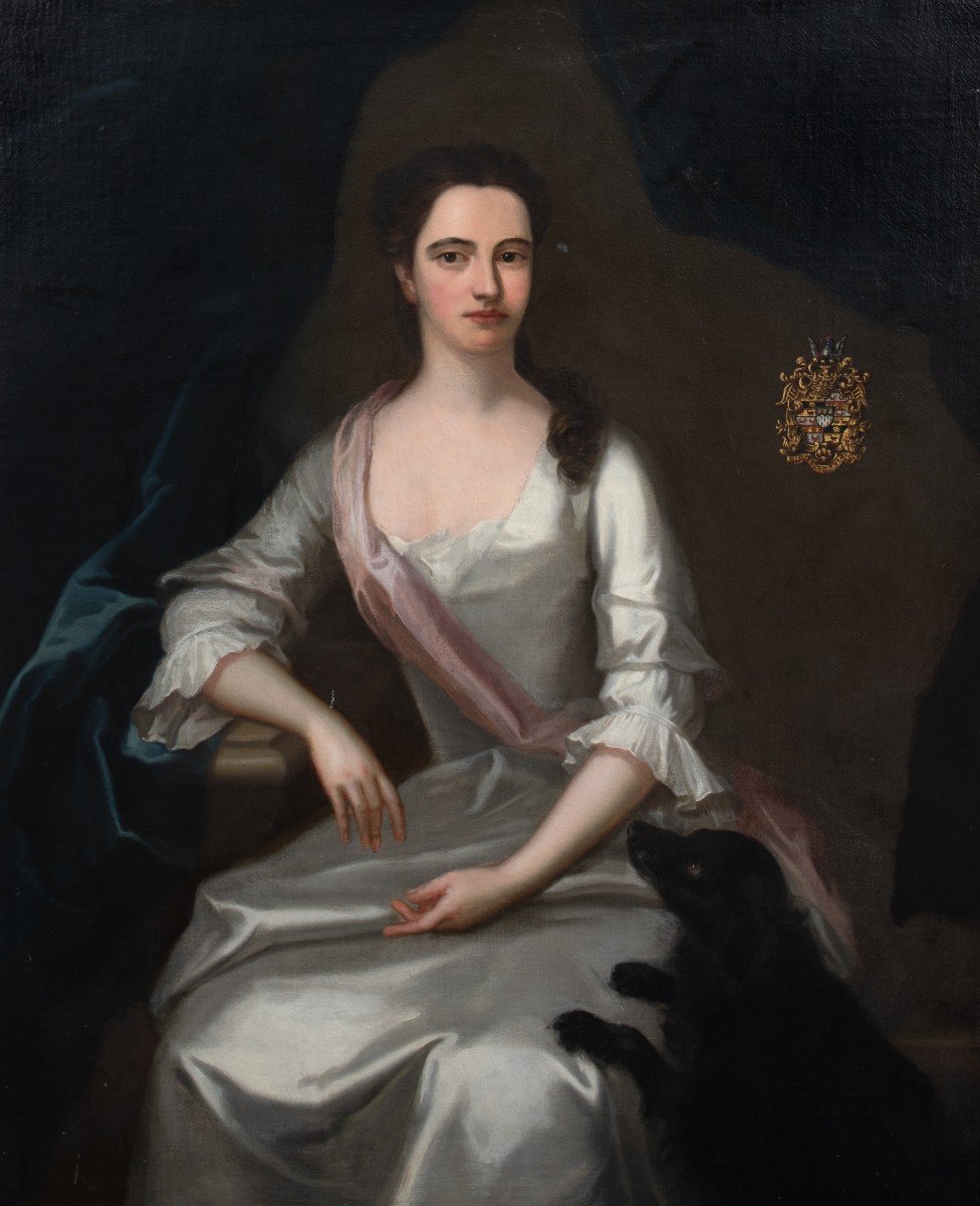 Portrait De Lady Anne Bateman (née Spencer) (1702-1769),  Fille De Charles Spencer, Churchill-photo-2