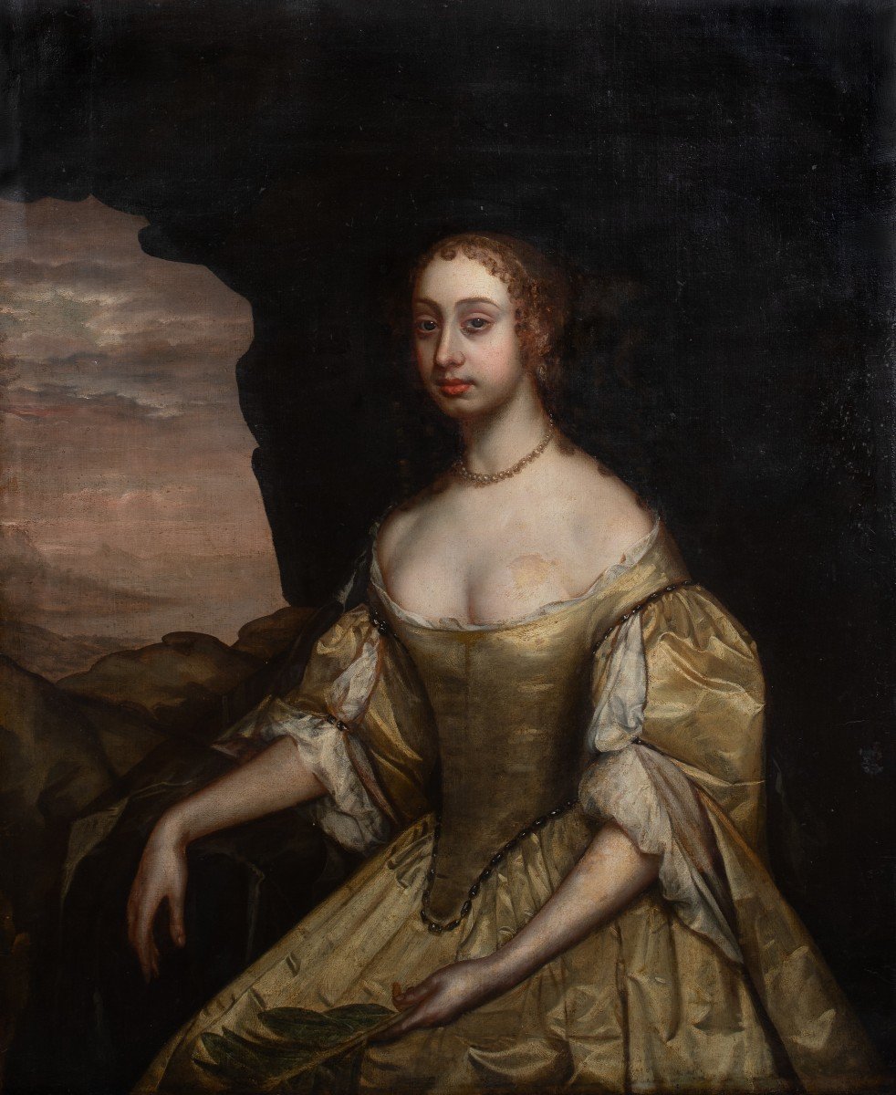 Portrait Of Katherine Stanhope, Countess Of Chesterfield (1609-1667) Sir Peter Lely-photo-2