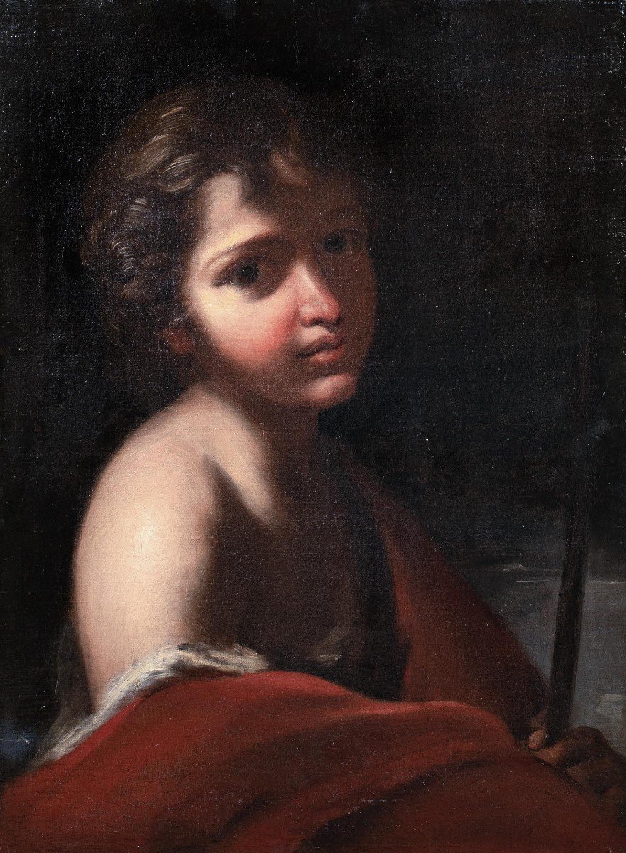l'Enfant Saint Jean Baptiste, XVIIe Siècle  Par Giacinto Brandi (1623-1691)-photo-2