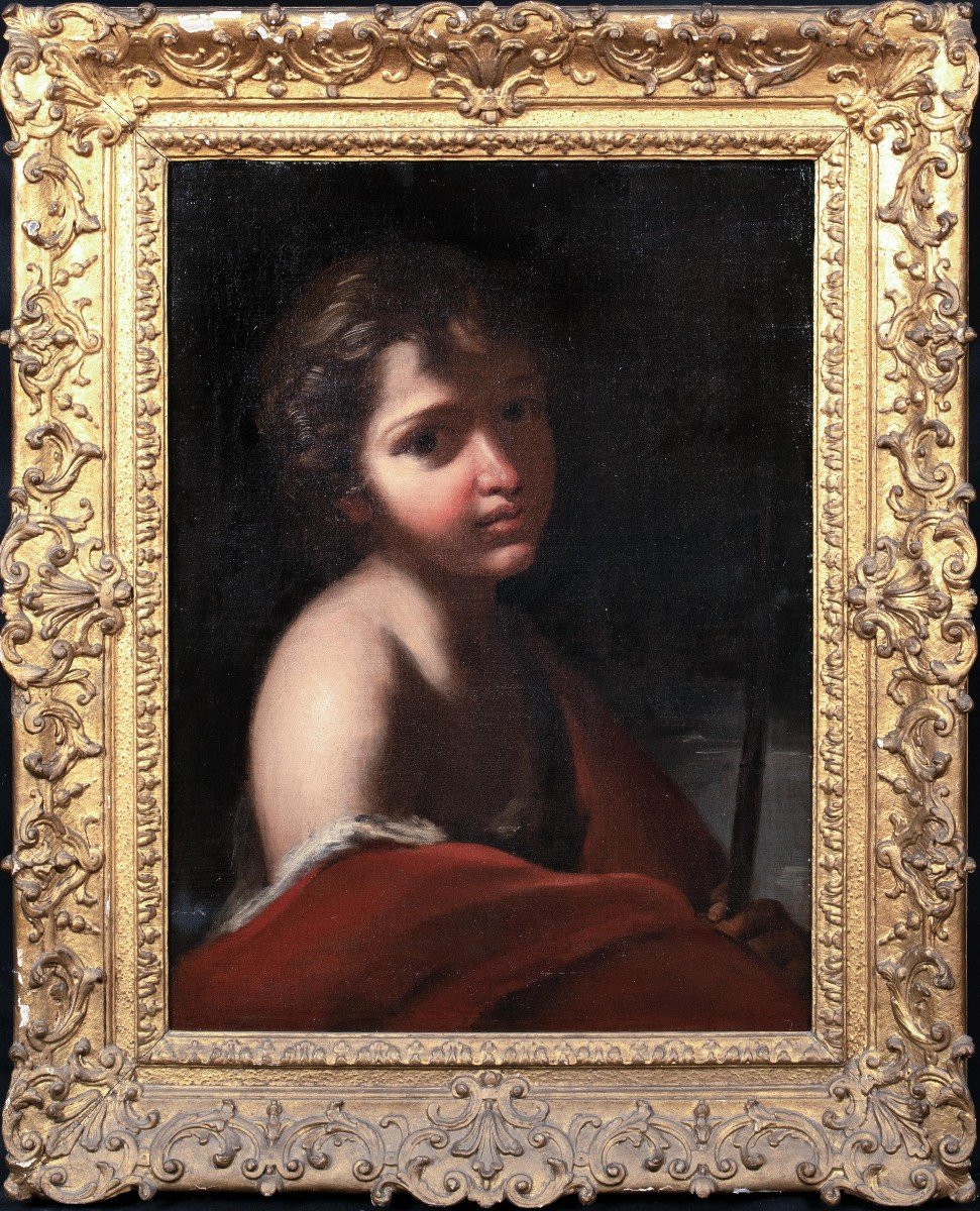 l'Enfant Saint Jean Baptiste, XVIIe Siècle  Par Giacinto Brandi (1623-1691)