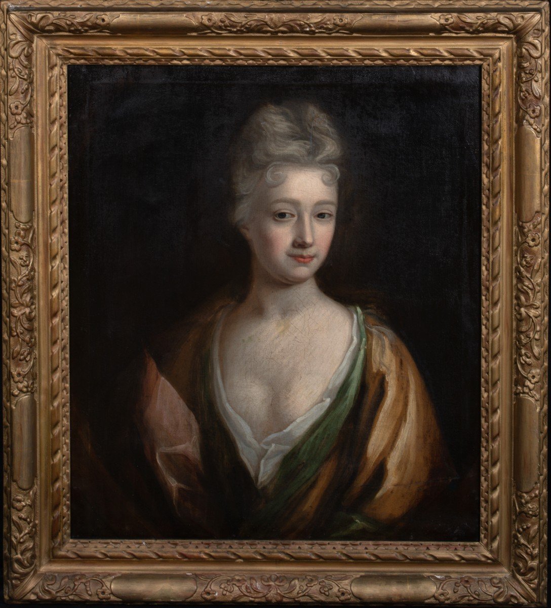 Portrait De La Princesse Luise Dorothea Sophie De Prusse (1680-1705), XVIIIe Siècle  