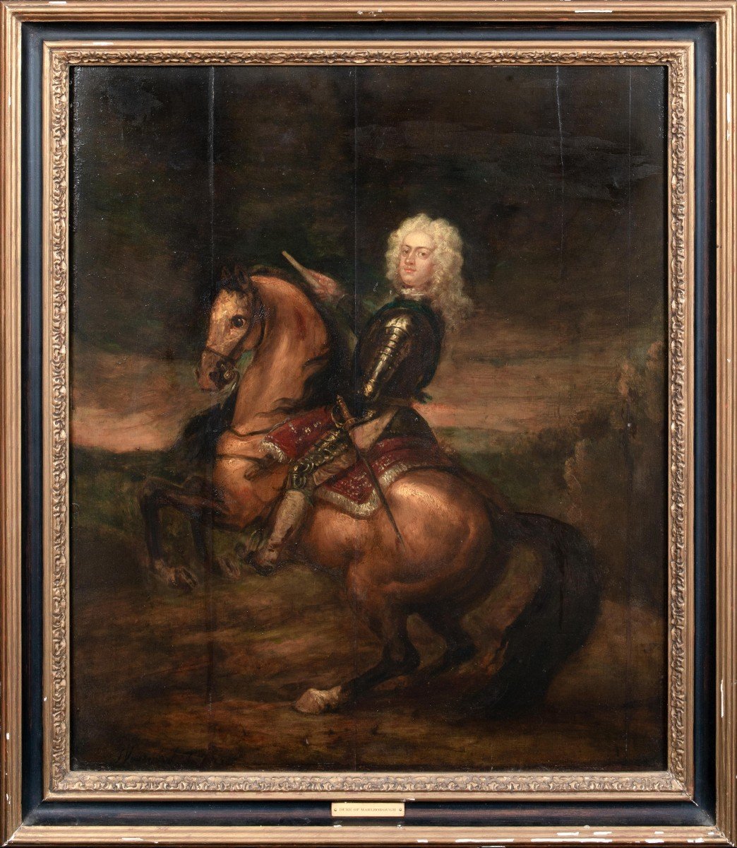 Portrait Du Général John Churchill, Duc De Marlborough à La Bataille De Ramillies, 1706  