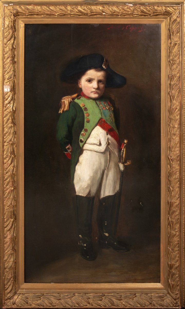 Portrait Of A Child As Napoleon Bonaparte, 19th Century Frank Thomas Copnall (1870–1949)
