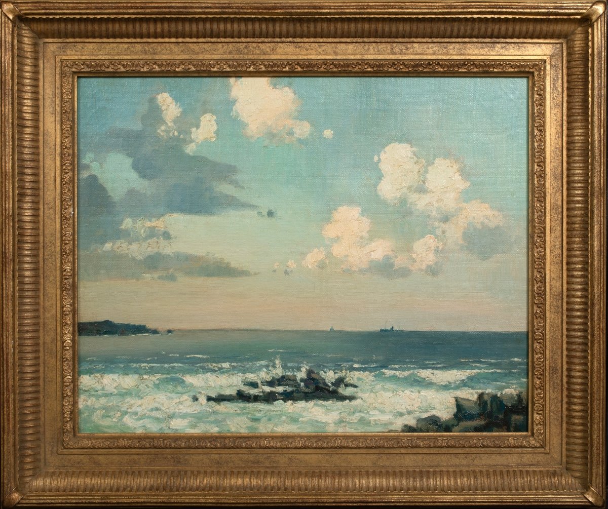 Seascape, 19th Century Attributed To William Page Atkinson Wells (1872-1923)  