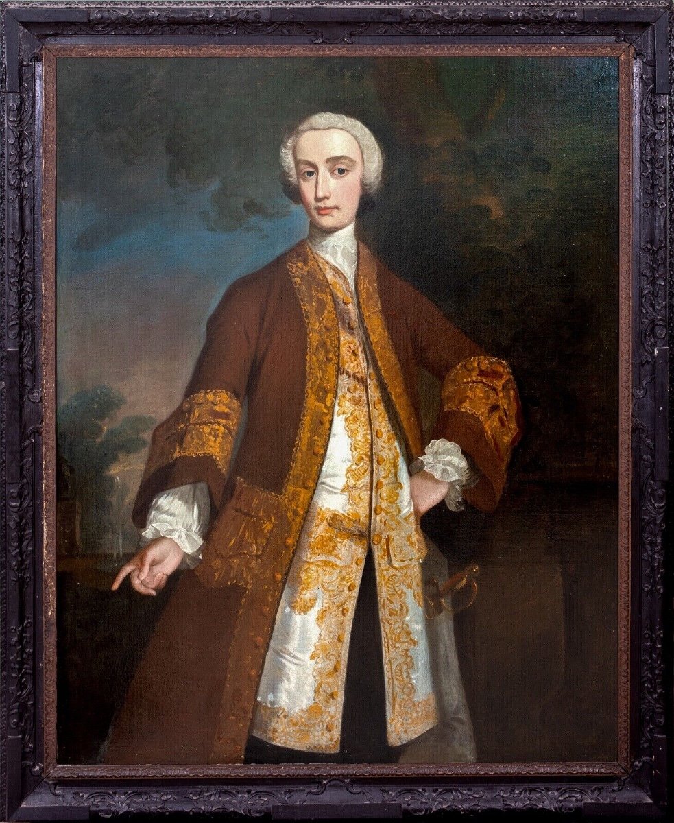 Portrait Du 1er Baron Hawkstone, Sir Rowland Hill, Député Conservateur De Lichfield (1705-1783)