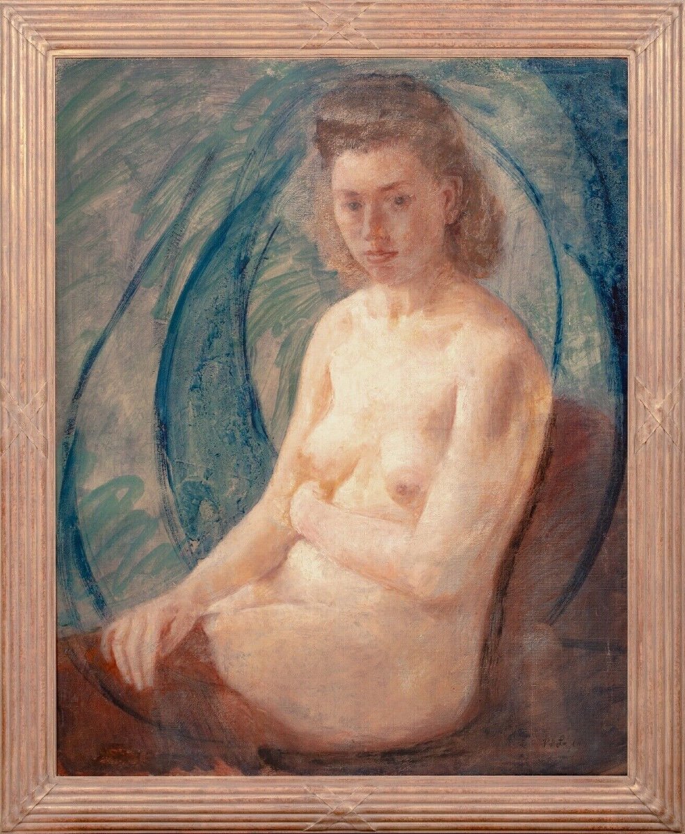 Portrait d'Une Dame Nue, Vers 1900  De Philip De László (1869-1937) 