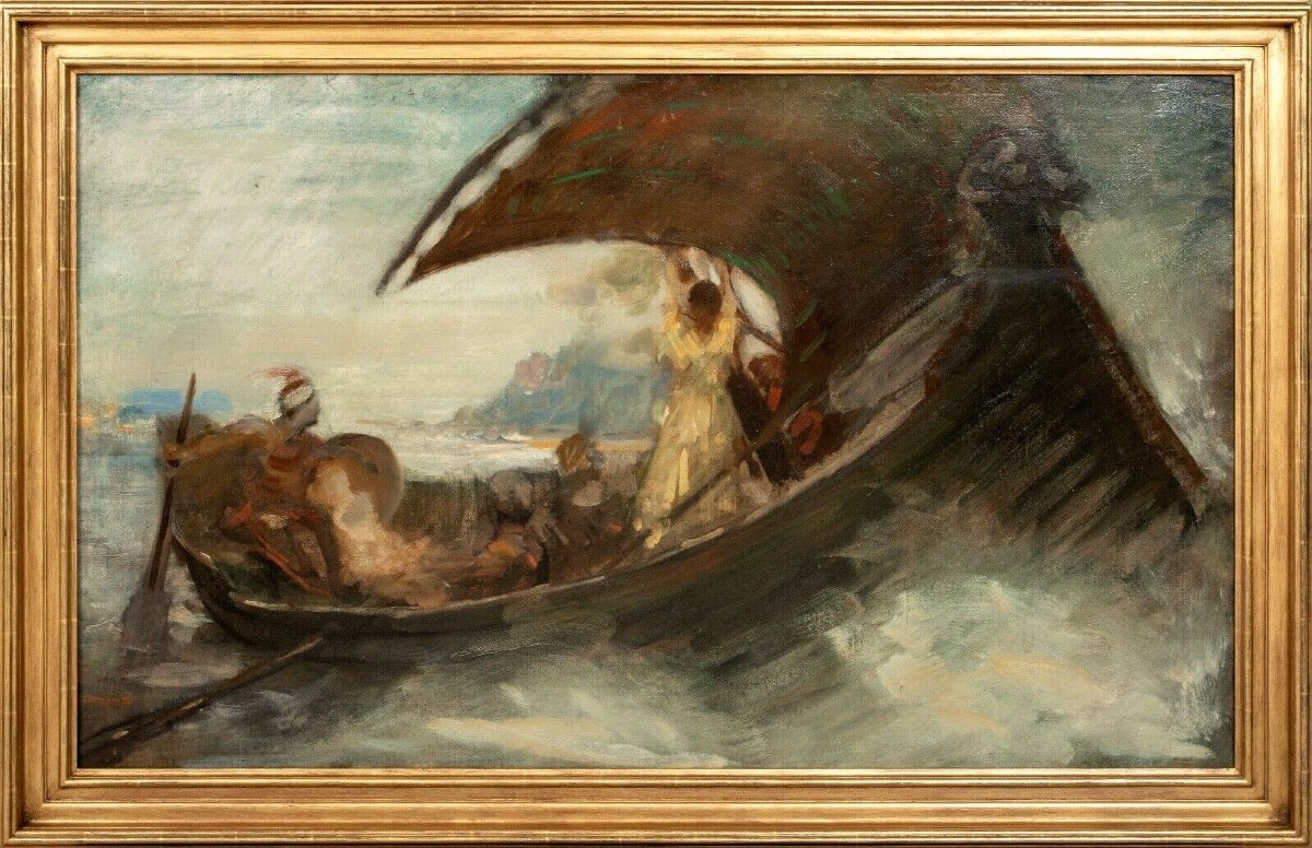 Raid Des Pirates Barbaresques Ottomans, 19e Siècle  Entourage d'Eugène Delacroix (1798-1863) 