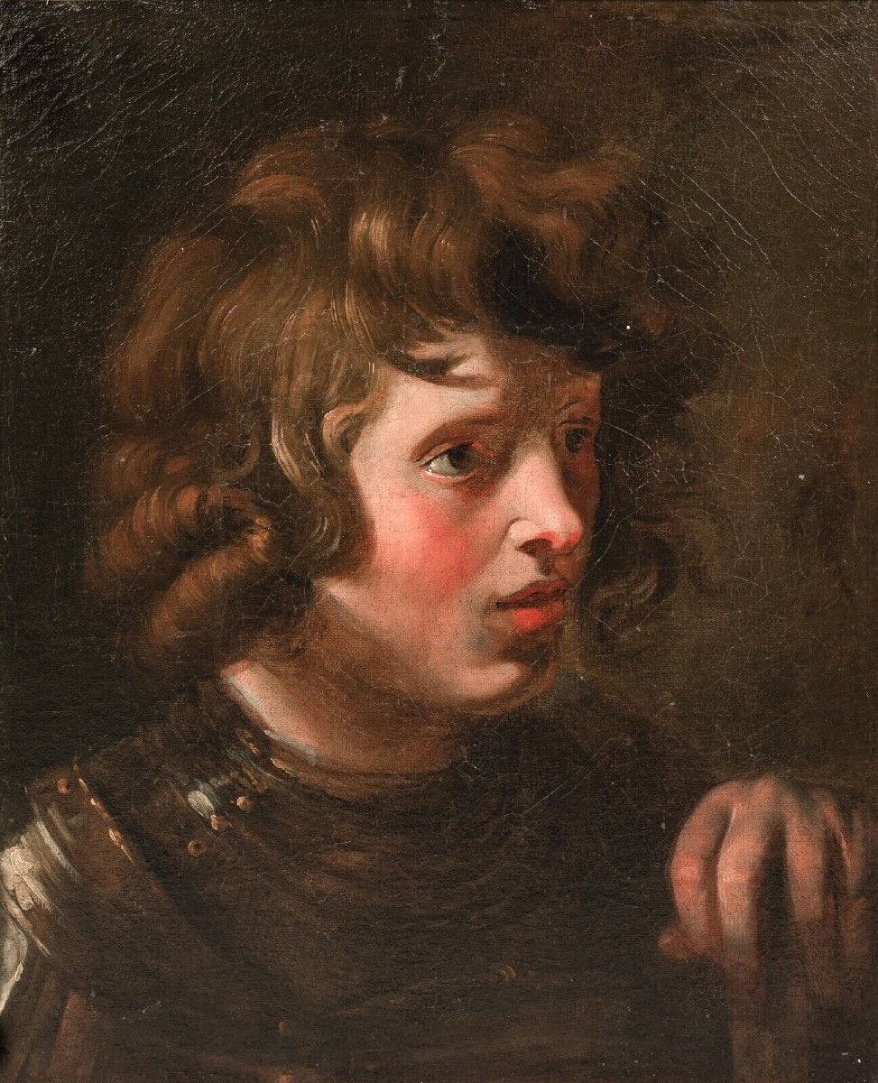 étude De David, XVIIe Siècle  Ecole De Peter Paul Rubens (1577-1640)  -photo-4