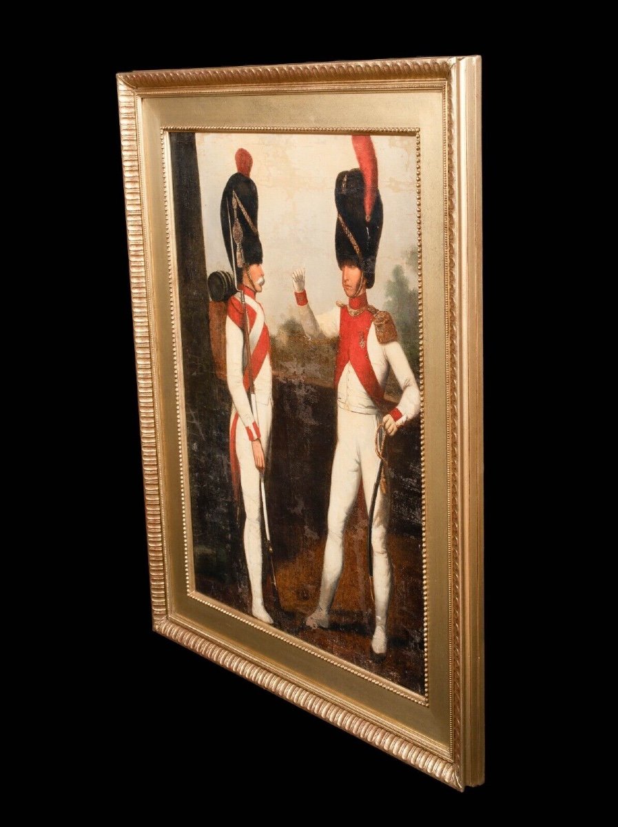 Portrait d'Un Soldat Et d'Un Officier Du 3e Régiment De Grenadiers à Pied, Garde Impériale-photo-3