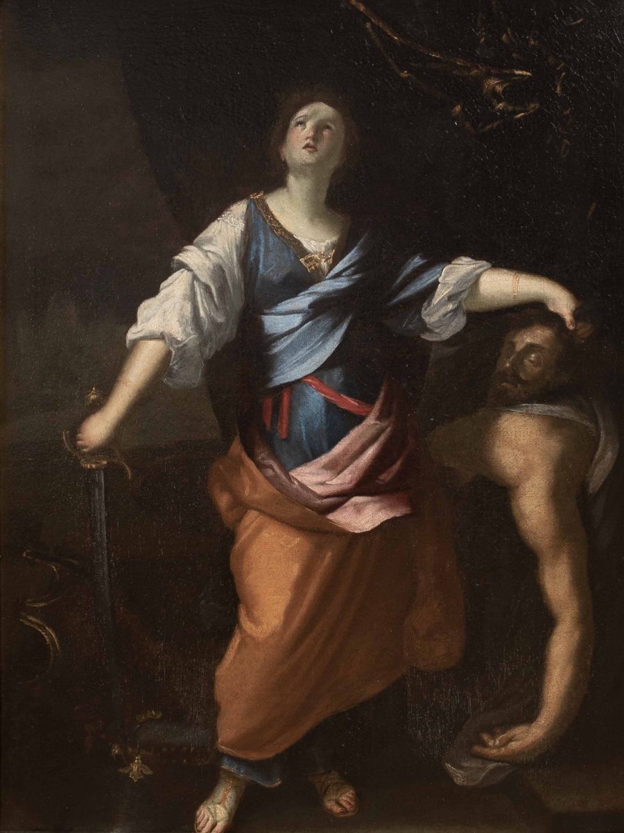 Judith Décapitant Holopherne, XVIIe Siècle  école De Carlo Maratta (1625-1713) -photo-4