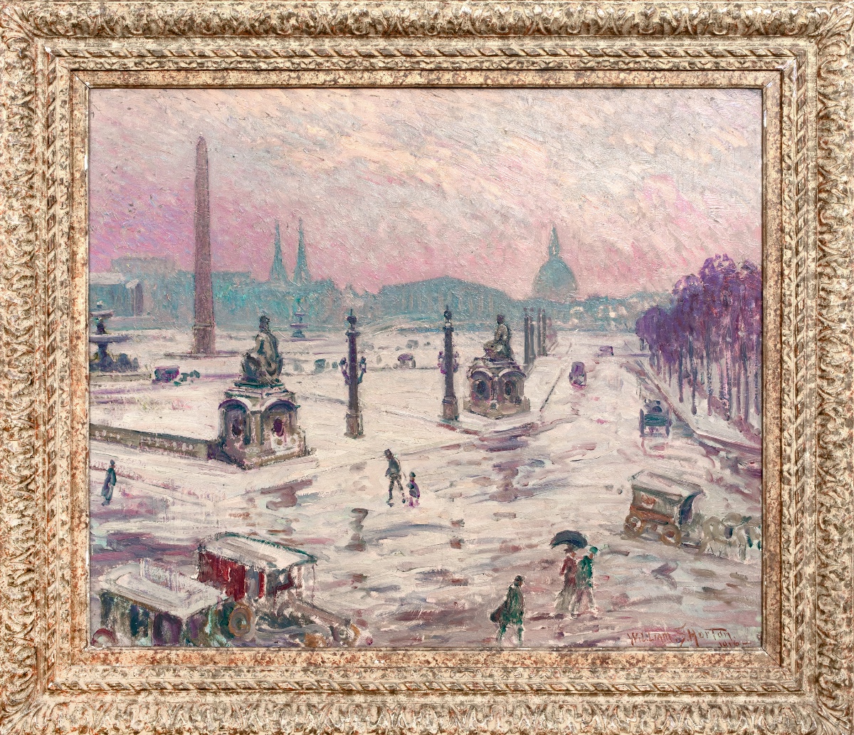 Winter, Place De La Concorde, Paris, Early 20th Century, By William Samuel Horton (1865-1936)