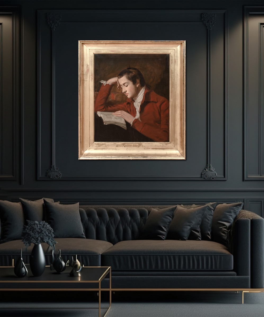 Portrait de Patrick Moir (1769-1810) lisant, XVIIIe siècle  Entourage de Sir Henry Raeburn -photo-4