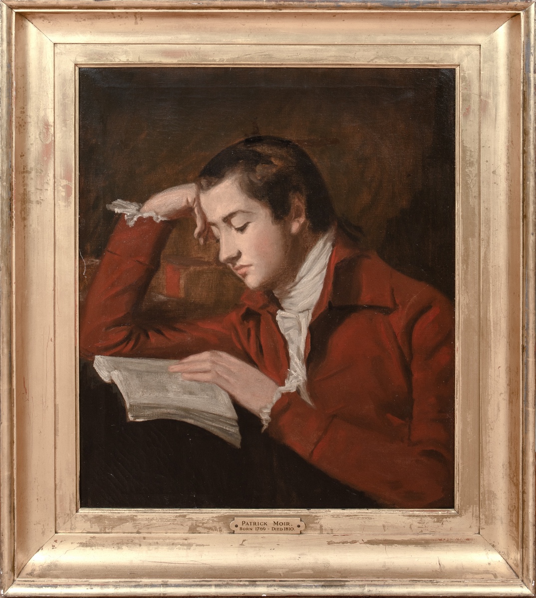 Portrait de Patrick Moir (1769-1810) lisant, XVIIIe siècle  Entourage de Sir Henry Raeburn 