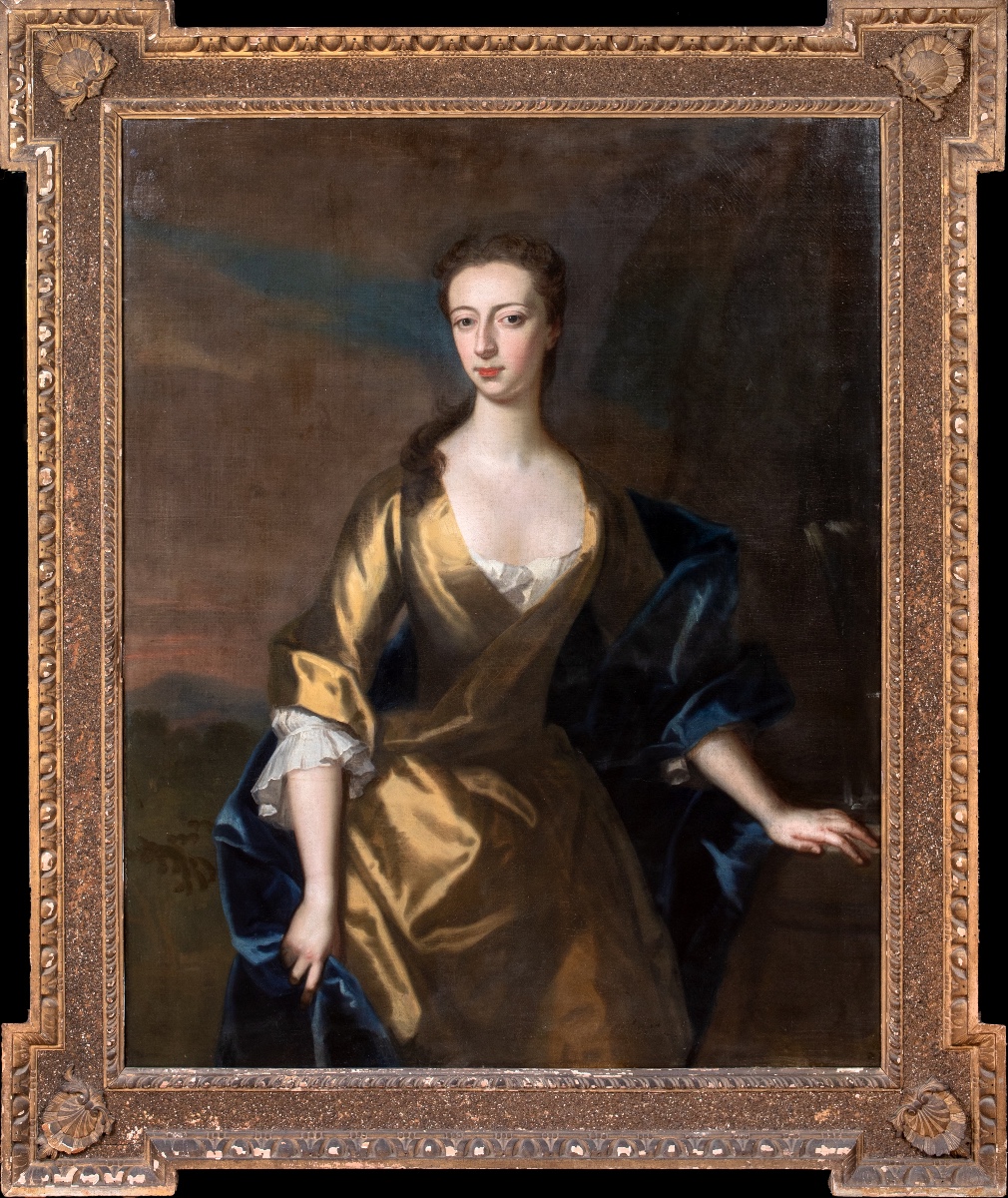 Portrait Of Miss Jones Of Fonman Castle, Wales Circa 1730 By Enoch Seeman
