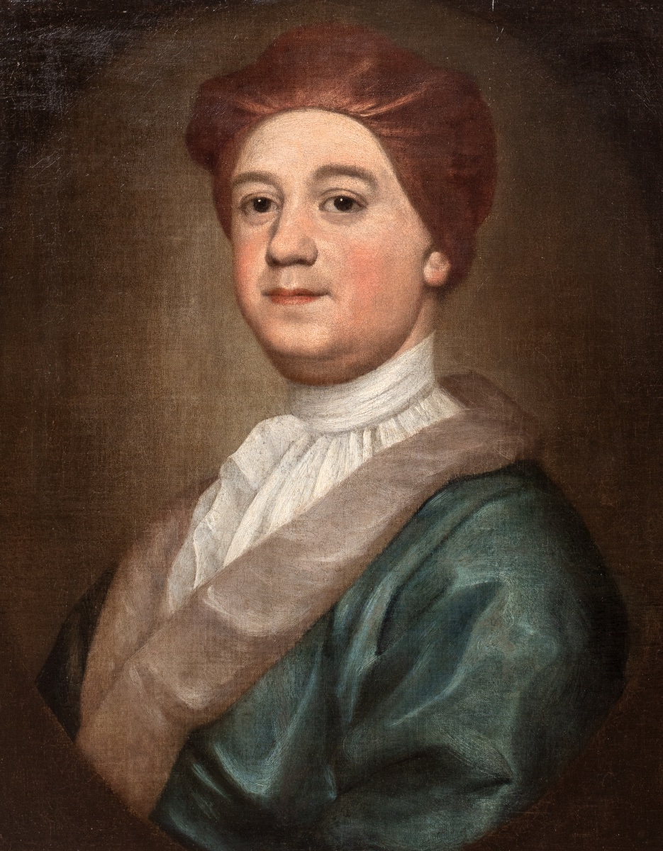 Portrait Of William Hogarth (1697-1764), 18th Century English School-photo-2
