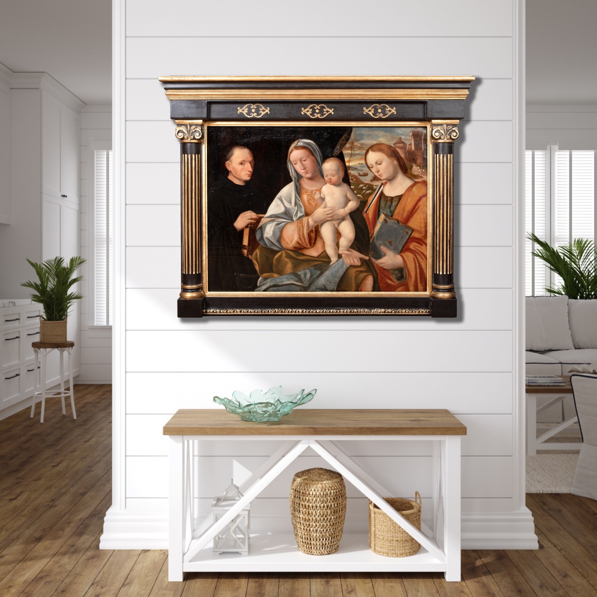 The Virgin And Child With Saint Dominic And Saint Ursula, 16th Century Venetian School  -photo-2