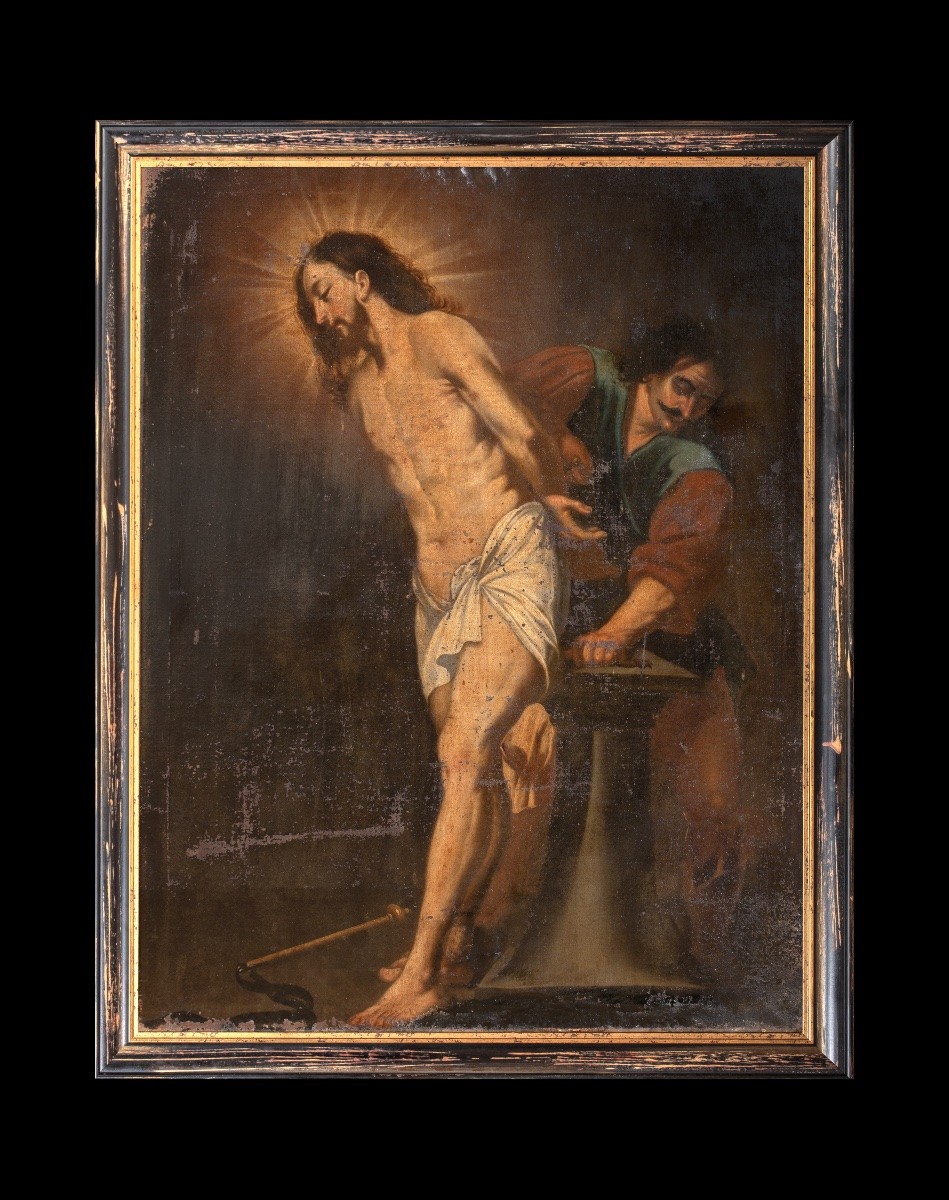 The Flagellation Of Christ, 17th Century Italian School  