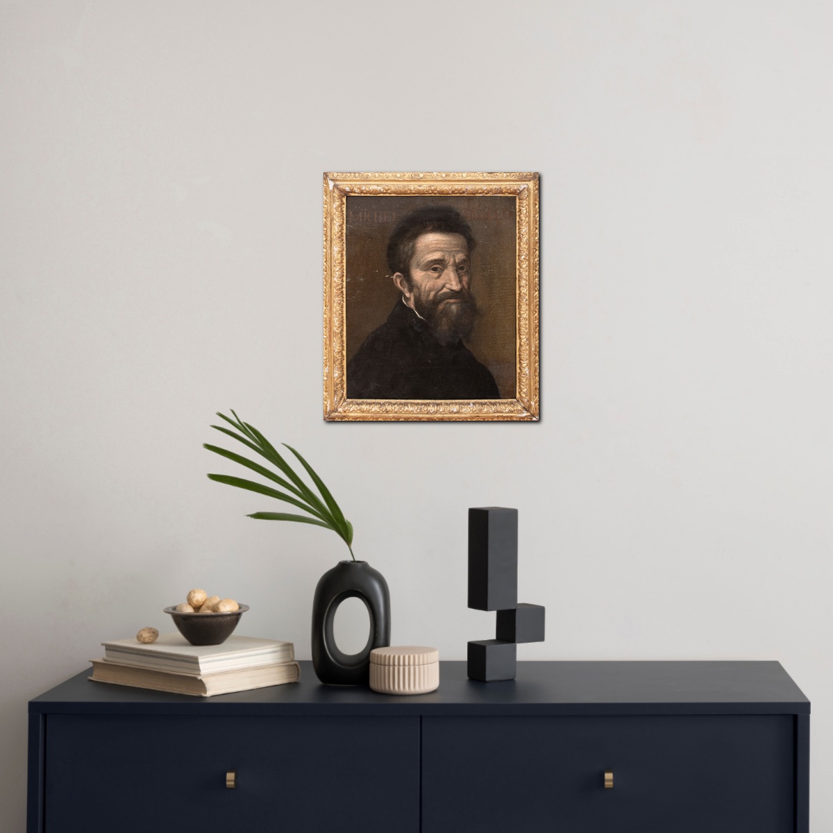 Portrait Of Michelangelo (1475-1564), 16th Century Italian School -photo-4