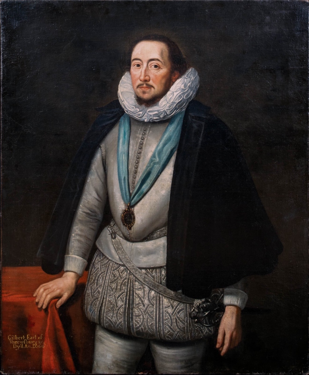 Portrait de Gilbert Talbot, 7e comte de Shrewsbury (1552-1616), XVIe siècle  GEORGE GOWER