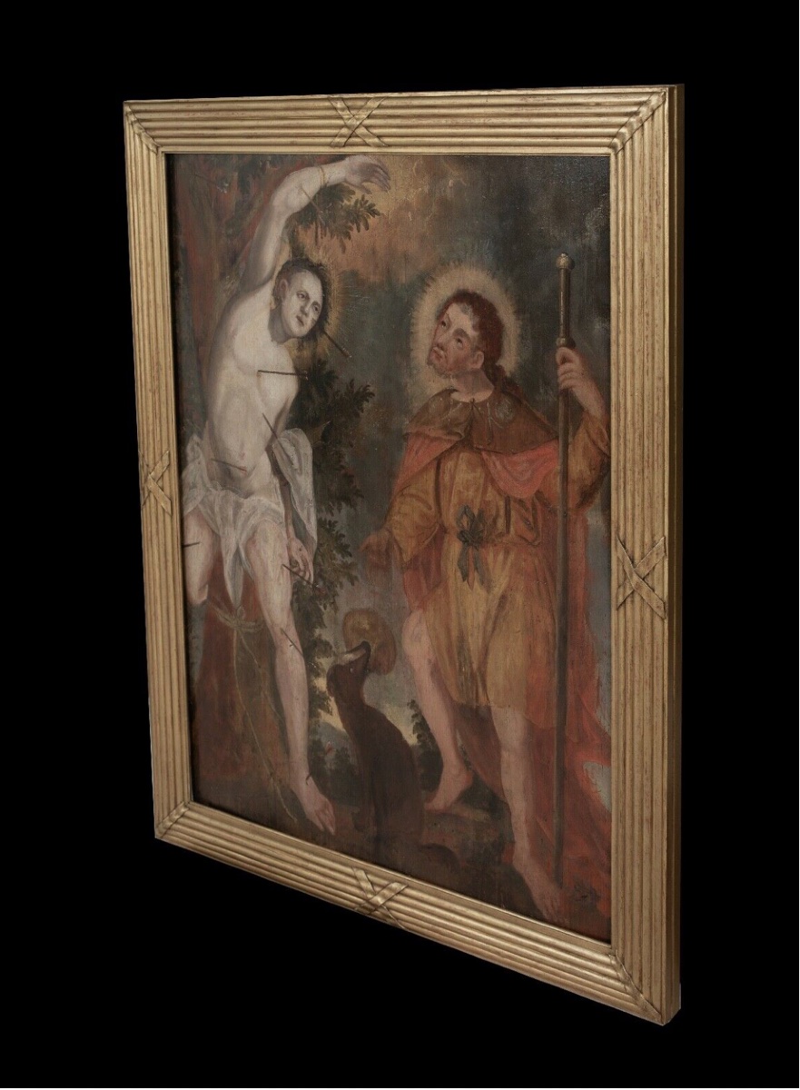 Saint Sebastian And Saint Roch, 16th Century Flemish/german School -photo-4