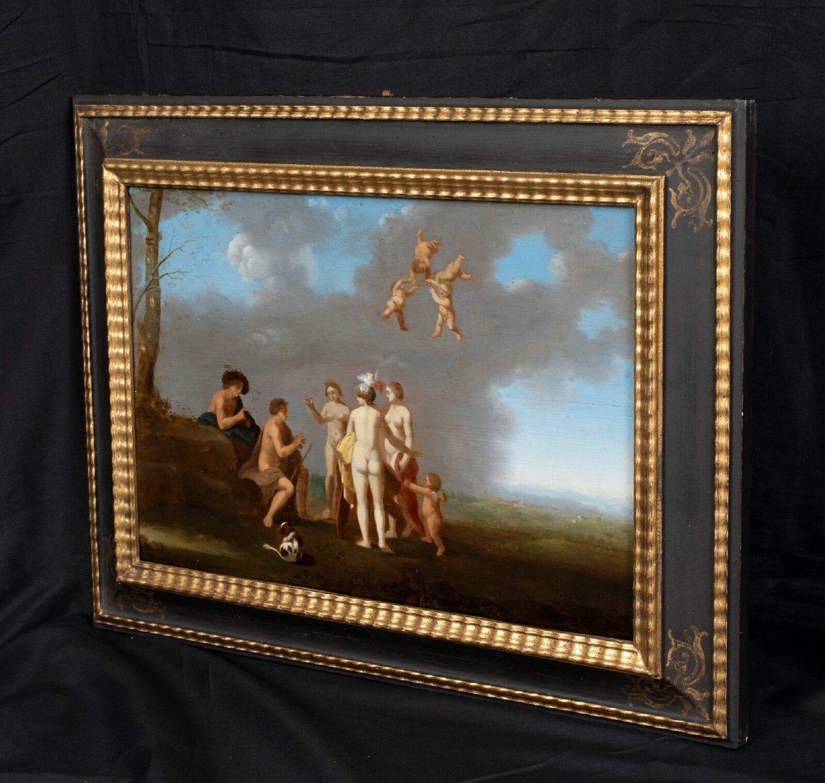 The Judgment Of Paris, 17th Century Attributed To Toussaint Gelton (1630-1680)  -photo-2