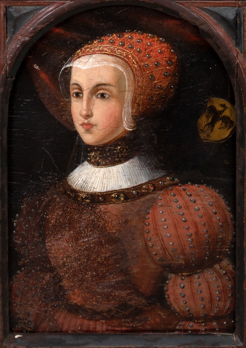 Portrait de cour d'Anne de Clèves (1515-1557), reine d'Angleterre, XVIIIe siècle  -photo-2