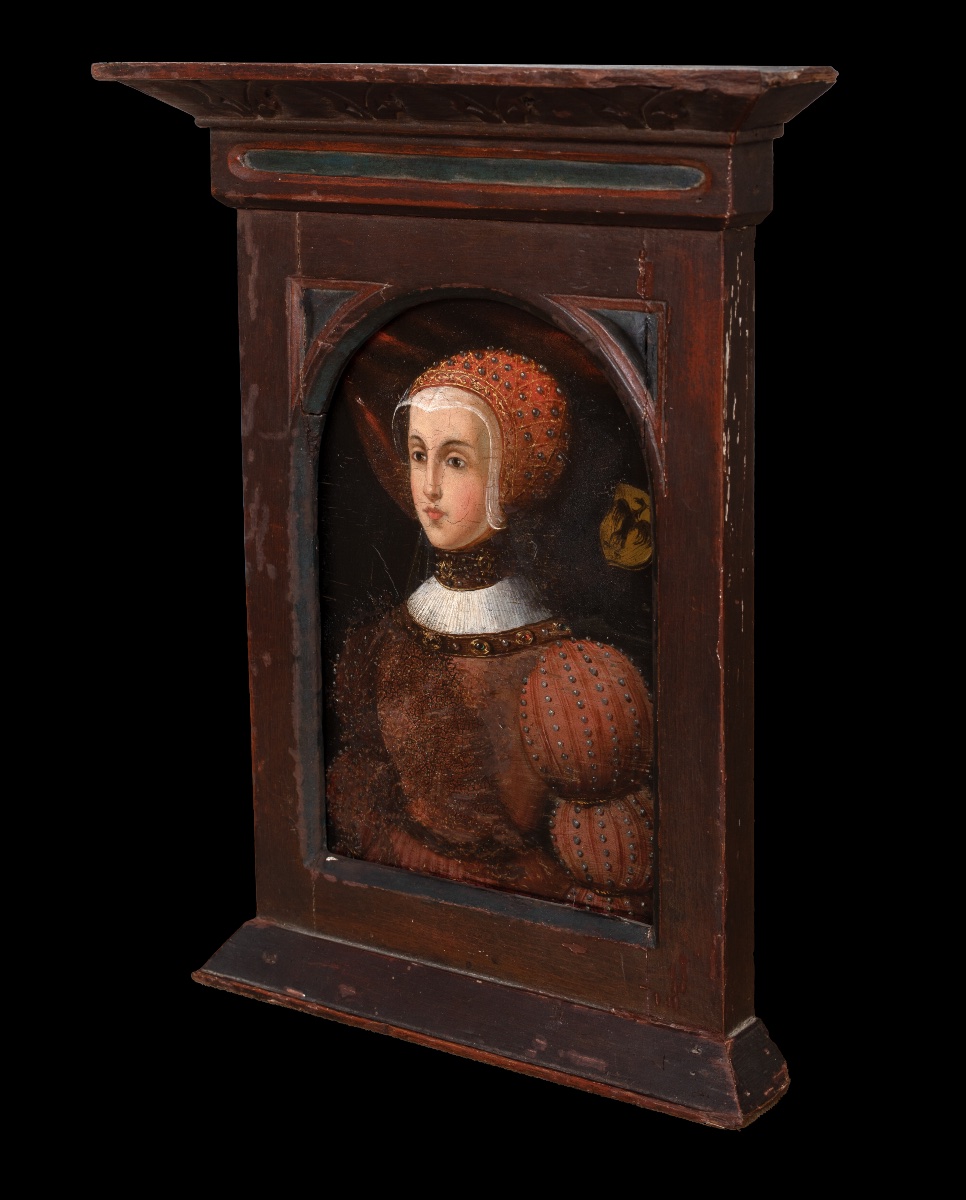 Portrait de cour d'Anne de Clèves (1515-1557), reine d'Angleterre, XVIIIe siècle  -photo-4