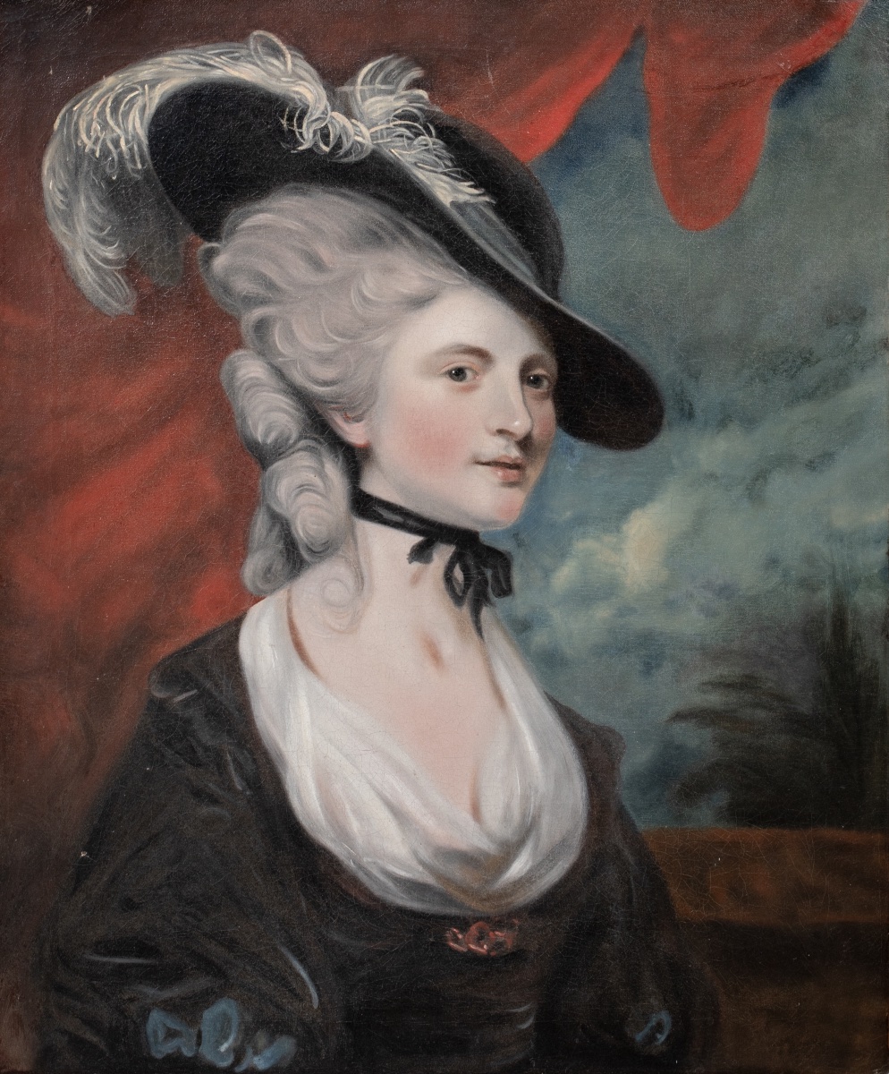 Portrait Of Lady Mary Robinson (1757-1800), 18th Century. Circle Of Sir Joshua Reynolds. -photo-2